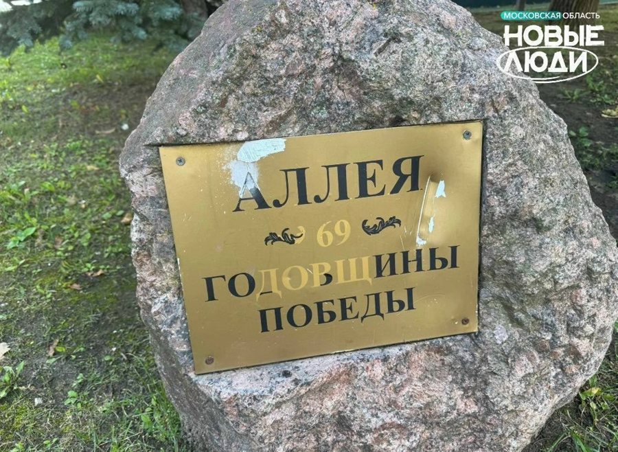 Памятный камень «Аллея 69-й годовщины Победы»